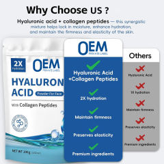 OEM/ODM Hyaluronic Acid with Collagen Peptides Powder Pure, Lab-Tested,MY SHOP,OEM/ODM Hyaluronic Acid with Collagen Peptides Powder Pure, Lab-Tested
