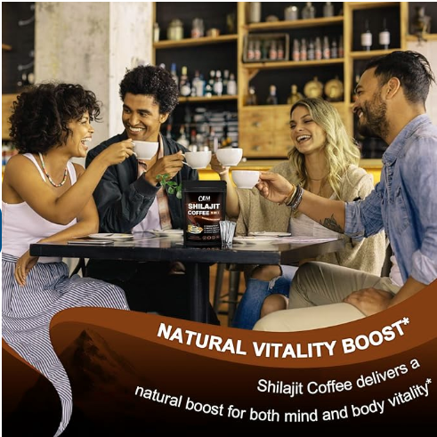 Shilajit Coffee Blend 9 in 1 Instant Powder Energy Focus Memory Support,MY SHOP,Shilajit Coffee Blend 9 in 1 Instant Powder Energy Focus Memory Support