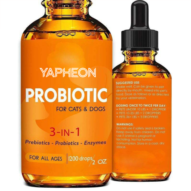 OEM 3-in-1 Pet Probiotic Drops with Prebiotics & Enzymes,MY SHOP,3-in-1 Pet Probiotic Drops - Probiotic Manufacturers OEM