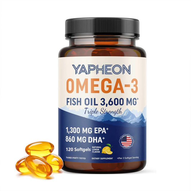 Triple Strength Omega-3 Fish Oil Softgels,MY SHOP,Triple Strength Omega-3 Fish Oil Softgels