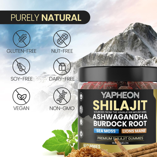 Himalayan Shilajit Ashwagandha Multi-Benefit Gummies,MY SHOP,Ashwagandha Gummies - OEM Shilajit Multi-Benefit Bulk Supply