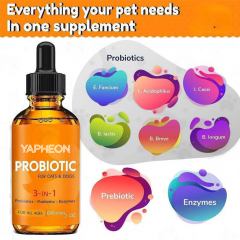 OEM 3-in-1 Pet Probiotic Drops with Prebiotics & Enzymes,MY SHOP,3-in-1 Pet Probiotic Drops - Probiotic Manufacturers OEM