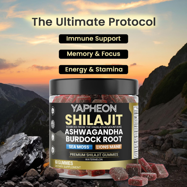 Himalayan Shilajit Ashwagandha Multi-Benefit Gummies,MY SHOP,Ashwagandha Gummies - OEM Shilajit Multi-Benefit Bulk Supply