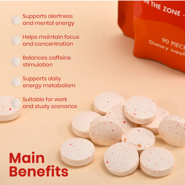 Cognitive Chewable Tablets - Private Label Vitamin Manufacturer,MY SHOP,Energy & Focus Chewable Tablets - OEM Cognitive Support Supply