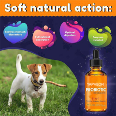 OEM 3-in-1 Pet Probiotic Drops with Prebiotics & Enzymes,MY SHOP,3-in-1 Pet Probiotic Drops - Probiotic Manufacturers OEM