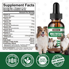 OEM Private Label 15-in-1 Multivitamin Liquid for Dogs Cats 60ml,MY SHOP,OEM Private Label 15-in-1 Multivitamin Liquid for Dogs Cats 60ml