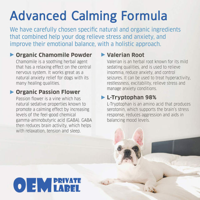 Private Label Hemp Chews for Dogs Aggression Mood Support 264g,MY SHOP,Private Label Hemp Chews for Dogs Aggression Mood Support 264g