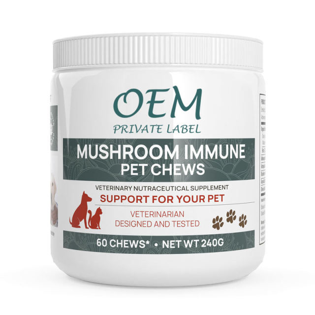 Mushroom Immune Pet Chews for Dogs and Cats Veterinary Formula 60 Chews,MY SHOP,Mushroom Immune Pet Chews for Dogs and Cats Veterinary Formula 60 Chews