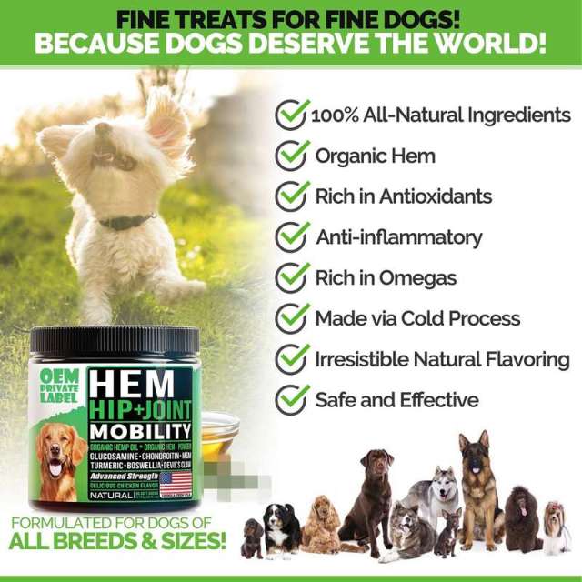 Bulk Dog Hip Joint Chews 19500mg Hemp Extract Glucosamine 90 Count,MY SHOP,Bulk Dog Hip Joint Chews 19500mg Hemp Extract Glucosamine 90 Count