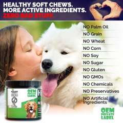 Bulk Dog Hip Joint Chews 19500mg Hemp Extract Glucosamine 90 Count,MY SHOP,Bulk Dog Hip Joint Chews 19500mg Hemp Extract Glucosamine 90 Count