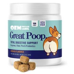 B2B Custom Dog Probiotic & Digestive Enzyme Soft Chews for Firm Stools,MY SHOP,B2B Custom Dog Probiotic & Digestive Enzyme Soft Chews for Firm Stools