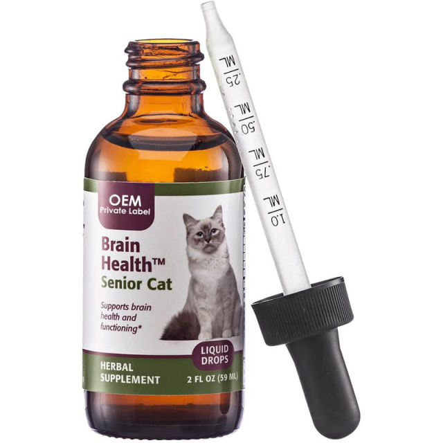 OEM/ODM Senior Cat Brain Function Support Herbal Supplement Liquid Dropper,MY SHOP,OEM/ODM Senior Cat Brain Function Support Herbal Supplement Liquid Dropper