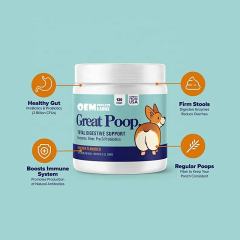 B2B Custom Dog Probiotic & Digestive Enzyme Soft Chews for Firm Stools,MY SHOP,B2B Custom Dog Probiotic & Digestive Enzyme Soft Chews for Firm Stools