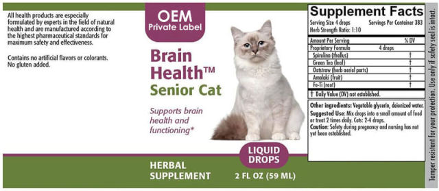 OEM/ODM Senior Cat Brain Function Support Herbal Supplement Liquid Dropper,MY SHOP,OEM/ODM Senior Cat Brain Function Support Herbal Supplement Liquid Dropper