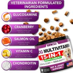 OEM/ODM Veterinarian-Formulated 15-in-1 Dog Multivitamin for Total Body Health,MY SHOP,OEM/ODM Veterinarian-Formulated 15-in-1 Dog Multivitamin for Total Body Health