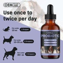OEM/ODM Pet Probiotic Drops for Gas Relief & Stomach Comfort,MY SHOP,OEM/ODM Pet Probiotic Drops for Gas Relief & Stomach Comfort