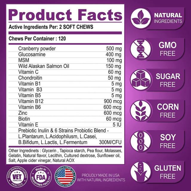 OEM/ODM Veterinarian-Formulated 15-in-1 Dog Multivitamin for Total Body Health,MY SHOP,OEM/ODM Veterinarian-Formulated 15-in-1 Dog Multivitamin for Total Body Health