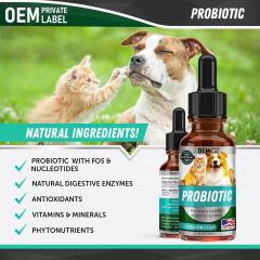 B2B Custom Pet Probiotic Drops for Digestive Health & Immunity,MY SHOP,B2B Custom Pet Probiotic Drops for Digestive Health & Immunity