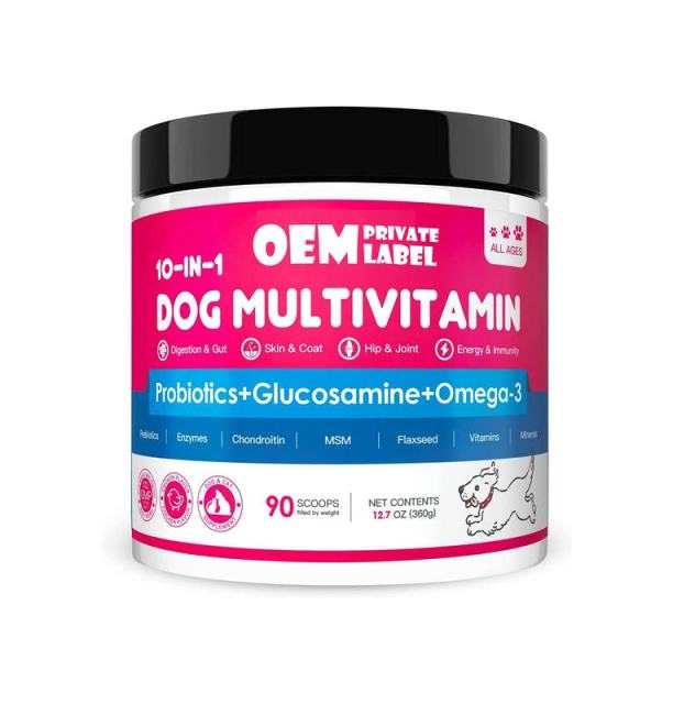 OEM Factory Dog Multivitamin Powder All Ages Digestion Gut Health Skin Coat Hip Joint Support Energy Immunity Probiotics Glucosamine Chondroitin MSM Omega-3 Enzymes Flaxseed Vitamins 360g 90 Scoops,MY SHOP,OEM Factory Dog Multivitamin Powder All Ages Digestion Gut Health Skin Coat Hip Joint Support Energy Immunity Probiotics Glucosamine Chondroitin MSM Omega-3 Enzymes Flaxseed Vitamins 360g 90 Scoops