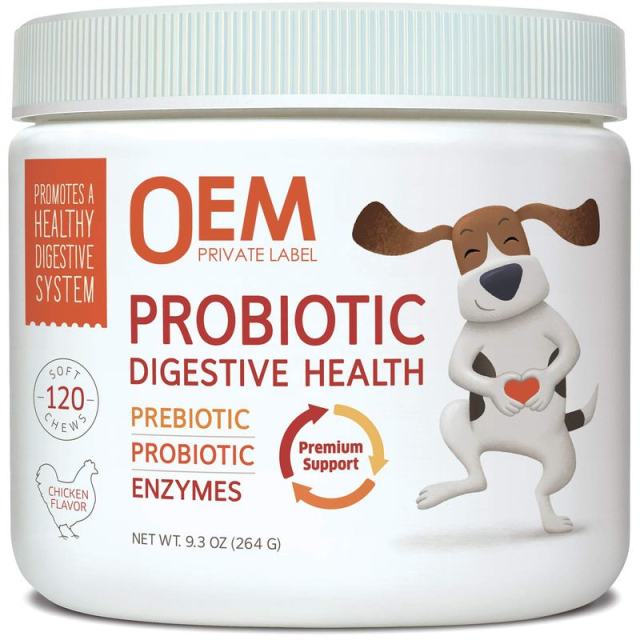 OEM Supplier Dog Gut Health Soft Chews Probiotics Prebiotics Digestive Enzymes Amylase Protease Lipase Cellulase Lactase Bromelain Lactobacillus Blend Supports Healthy Digestion Relieves Gas Diarrhea Strengthens Immunity 120 Count 264g,MY SHOP,OEM Supplier Dog Gut Health Soft Chews Probiotics Prebiotics Digestive Enzymes Amylase Protease Lipase Cellulase Lactase Bromelain Lactobacillus Blend Supports Healthy Digestion Relieves Gas Diarrhea Strengthens Immunity 120 Count 264g
