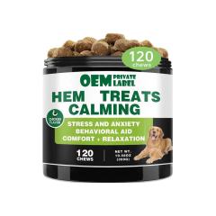 OEM Factory Hemp Calming Treats For Dogs Chicken Flavor Reduces Anxiety Stress Fear Calms Hyperactive Anxious Behavior Reduces Aggression Promotes Relaxation Comfort Supports Immunity 120 Chews 300g 10.58oz,MY SHOP,OEM Factory Hemp Calming Treats For Dogs Chicken Flavor Reduces Anxiety Stress Fear Calms Hyperactive Anxious Behavior Reduces Aggression Promotes Relaxation Comfort Supports Immunity 120 Chews 300g 10.58oz