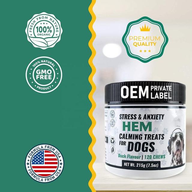 Bulk Manufacturer Natural Calming Treats for Dogs Hemp Extract Stress Anxiety Support Relaxation Aid Calming Chews Highly Palatable Duck Flavor Non-GMO Premium 120 Soft Chews 215g,MY SHOP,Bulk Manufacturer Natural Calming Treats for Dogs Hemp Extract Stress Anxiety Support Relaxation Aid Calming Chews Highly Palatable Duck Flavor Non-GMO Premium 120 Soft Chews 215g
