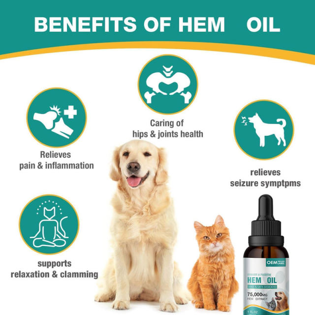 OEM Factory Organic Premium Hemp Oil For Dogs Cats 75000mg Hemp Extract Per Bottle Joint Hip Health Support Pain Inflammation Relief Seizure Symptom Management Relaxation Calming Anxiety Stress Reduction Dietary Supplement 30ml 1 fl oz,MY SHOP,OEM Factory Organic Premium Hemp Oil For Dogs Cats 75000mg Hemp Extract Per Bottle Joint Hip Health Support Pain Inflammation Relief Seizure Symptom Management Relaxation Calming Anxiety Stress Reduction Dietary Supplement 30ml 1 fl oz