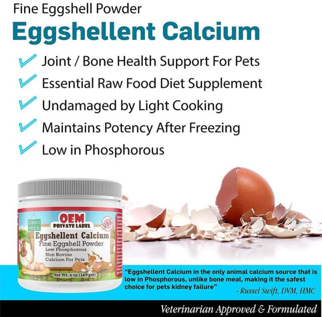 Private Label Manufacturer Eggshell Calcium Powder Supplement For Dogs Cats Low Phosphorus Non Bovine Source Chemical Free Processing Ultra Fine Maximizes Absorption Home Prepared Diet Balance 6oz,MY SHOP,Private Label Manufacturer Eggshell Calcium Powder Supplement For Dogs Cats Low Phosphorus Non Bovine Source Chemical Free Processing Ultra Fine Maximizes Absorption Home Prepared Diet Balance 6oz