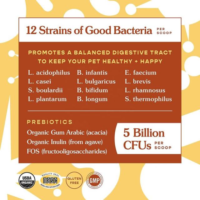 OEM Factory Probiotics Prebiotics Powder For Dogs Cats 12 Strains 5 Billion CFU Per Scoop Flavorless Digestive Health Immune Support Diarrhea Relief Gas Bad Breath Control Veterinarian Formulated 72g,MY SHOP,OEM Factory Probiotics Prebiotics Powder For Dogs Cats 12 Strains 5 Billion CFU Per Scoop Flavorless Digestive Health Immune Support Diarrhea Relief Gas Bad Breath Control Veterinarian Formulated 72g