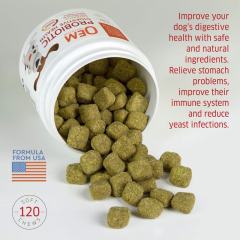 OEM Supplier Dog Gut Health Soft Chews Probiotics Prebiotics Digestive Enzymes Amylase Protease Lipase Cellulase Lactase Bromelain Lactobacillus Blend Supports Healthy Digestion Relieves Gas Diarrhea Strengthens Immunity 120 Count 264g,MY SHOP,OEM Supplier Dog Gut Health Soft Chews Probiotics Prebiotics Digestive Enzymes Amylase Protease Lipase Cellulase Lactase Bromelain Lactobacillus Blend Supports Healthy Digestion Relieves Gas Diarrhea Strengthens Immunity 120 Count 264g