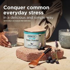 OEM Supplier Relaxation Sleep Support Powder Blueberry Lavender Magnesium Calming Herbs Chamomile Adaptogens Caffeine-Free Helps You Chill Out Sleep Soundly Wake Refreshed Stress Relief 500mg Per Serving 140g,MY SHOP,OEM Supplier Relaxation Sleep Support Powder Blueberry Lavender Magnesium Calming Herbs Chamomile Adaptogens Caffeine-Free Helps You Chill Out Sleep Soundly Wake Refreshed Stress Relief 500mg Per Serving 140g