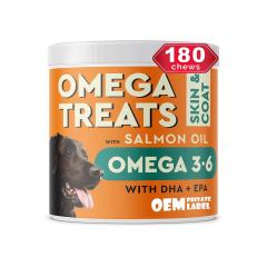 OEM Factory Omega Treats For Dogs Cats With Salmon Oil Omega-3 Omega-6 DHA EPA Low Filler Ingredients High Nutrition Content Promotes Healthy Skin Coat Joint Heart Brain Immune Support 180 Soft Chews,MY SHOP,OEM Factory Omega Treats For Dogs Cats With Salmon Oil Omega-3 Omega-6 DHA EPA Low Filler Ingredients High Nutrition Content Promotes Healthy Skin Coat Joint Heart Brain Immune Support 180 Soft Chews