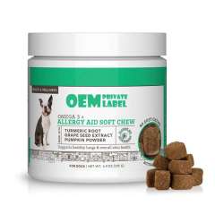OEM Factory Omega 3 Plus Allergy Aid Soft Chews For Dogs Turmeric Root Grape Seed Extract Pumpkin Powder Supports Healthy Lungs Overall Skin Health Itch Relief Skin Condition Support 195g 60 Soft Chews,MY SHOP,OEM Factory Omega 3 Plus Allergy Aid Soft Chews For Dogs Turmeric Root Grape Seed Extract Pumpkin Powder Supports Healthy Lungs Overall Skin Health Itch Relief Skin Condition Support 195g 60 Soft Chews