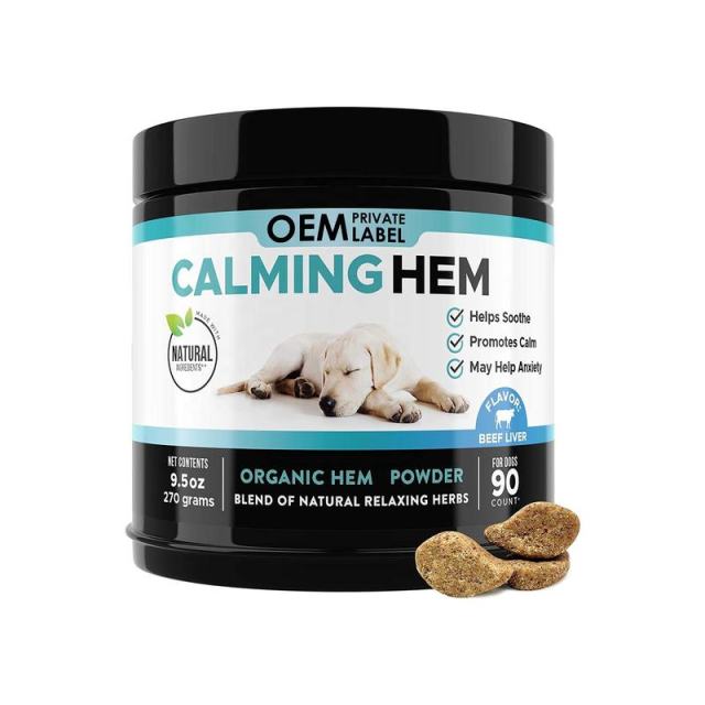 OEM Factory Calming Hemp Soft Chews For Dogs Organic Hemp Powder Seed Oil Valerian Root Chamomile L-Tryptophan Magnesium Citrate Ginger Helps Soothe Promotes Calm Anxiety Relief Hyperactivity Aggression Barking Beef Liver Flavor 90 Chews 270g 9.5oz,MY SHOP,OEM Factory Calming Hemp Soft Chews For Dogs Organic Hemp Powder Seed Oil Valerian Root Chamomile L-Tryptophan Magnesium Citrate Ginger Helps Soothe Promotes Calm Anxiety Relief Hyperactivity Aggression Barking Beef Liver Flavor 90 Chews 270g 9.5oz