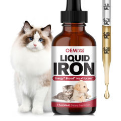 OEM Factory Liquid Iron Supplement For Dogs Cats With Vitamin B12 C B6 A D3 B1 B2 B5 Folic Acid Glucosamine Cranberry MSM Chondroitin Supports Optimal Iron Levels Blood Cell Formation Oxygen Supply Energy Vitality Chicken Flavor 60ml,MY SHOP,OEM Factory Liquid Iron Supplement For Dogs Cats With Vitamin B12 C B6 A D3 B1 B2 B5 Folic Acid Glucosamine Cranberry MSM Chondroitin Supports Optimal Iron Levels Blood Cell Formation Oxygen Supply Energy Vitality Chicken Flavor 60ml