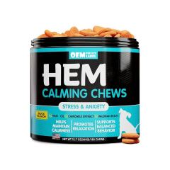 OEM Factory Hemp Calming Chews For Dogs Duck Flavor Hemp Oil Chamomile Extract Valerian Root Stress Anxiety Relief Promotes Relaxation Calmness Balanced Behavior Fireworks Vet Visits Road Trips 180 Chews 360g,MY SHOP,OEM Factory Hemp Calming Chews For Dogs Duck Flavor Hemp Oil Chamomile Extract Valerian Root Stress Anxiety Relief Promotes Relaxation Calmness Balanced Behavior Fireworks Vet Visits Road Trips 180 Chews 360g