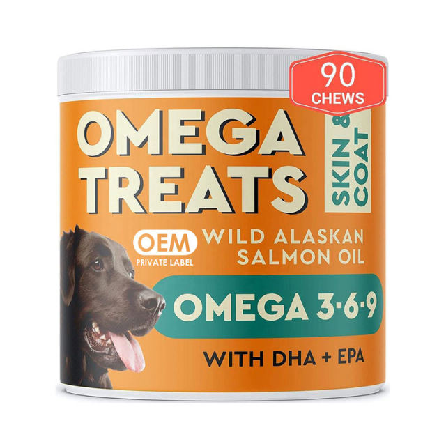 OEM Factory Wild Alaskan Salmon Oil Soft Chews For Dogs Omega-3-6-9 With DHA EPA Algae Vitamins C E Biotin Zinc Skin Coat Health Joint Support Immune System 12150mg Omega-3 90 Soft Chews,MY SHOP,OEM Factory Wild Alaskan Salmon Oil Soft Chews For Dogs Omega-3-6-9 With DHA EPA Algae Vitamins C E Biotin Zinc Skin Coat Health Joint Support Immune System 12150mg Omega-3 90 Soft Chews