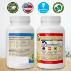 OEM Factory Multi Vitamin Daily Supplement For Dogs Cats Vitamins A C D E B Complex Minerals Amino Acids Folic Acid Supports Immune System Peak Condition Prenatal Reproduction Lactation Senior Health All Ages Breeds Sizes 60 Tablets 116g,MY SHOP,OEM Factory Multi Vitamin Daily Supplement For Dogs Cats Vitamins A C D E B Complex Minerals Amino Acids Folic Acid Supports Immune System Peak Condition Prenatal Reproduction Lactation Senior Health All Ages Breeds Sizes 60 Tablets 116g