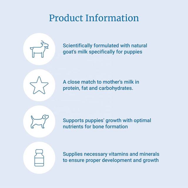 OEM Factory Goat Milk Formula For Puppies Newborn to 6 Weeks Natural Whole Goats Milk No Preservatives Sensitive Digestive Systems Close Match To Mother's Milk Supports Growth Bone Formation 340g,MY SHOP,OEM Factory Goat Milk Formula For Puppies Newborn to 6 Weeks Natural Whole Goats Milk No Preservatives Sensitive Digestive Systems Close Match To Mother's Milk Supports Growth Bone Formation 340g