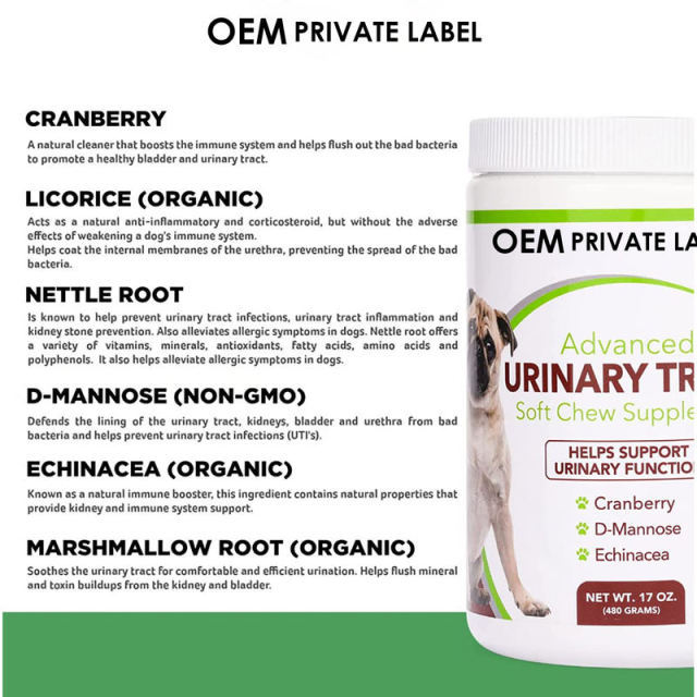 OEM Supplier Urinary Tract Health Chews For Dogs Cranberry D-Mannose Echinacea Blend 400mg D-Mannose 500mg Cranberry 300mg Promotes Urinary Function Supports Bladder Liver Kidney Functi,MY SHOP,OEM Supplier Urinary Tract Health Chews For Dogs Cranberry D-Mannose Echinacea Blend 400mg D-Mannose 500mg Cranberry 300mg Promotes Urinary Function Supports Bladder Liver Kidney Functi