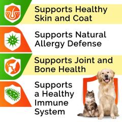 OEM Factory Wild Alaskan Salmon Oil For Dogs Cats Omega-3 EPA 423mg DHA 465mg Per Serving Total Omega-3 1227mg Reduces Shedding Soothes Itchy Dry Skin Soft Shiny Coat Skin Allergies Immune Joint Mobility 32 fl oz,MY SHOP,OEM Factory Wild Alaskan Salmon Oil For Dogs Cats Omega-3 EPA 423mg DHA 465mg Per Serving Total Omega-3 1227mg Reduces Shedding Soothes Itchy Dry Skin Soft Shiny Coat Skin Allergies Immune Joint Mobility 32 fl oz