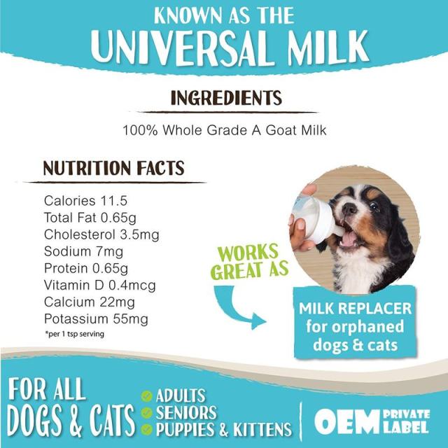 OEM Factory Whole Powdered Goat Milk For Dogs Cats Natural Probiotics Digestive Enzymes Raw Goat Milk Powder Lower Lactose Boosts Immunity Aids Digestion Alleviates Inflammation Healthy Skin Coat Helps Fight Allergies 7oz 198g Makes 96fl oz,MY SHOP,OEM Factory Whole Powdered Goat Milk For Dogs Cats Natural Probiotics Digestive Enzymes Raw Goat Milk Powder Lower Lactose Boosts Immunity Aids Digestion Alleviates Inflammation Healthy Skin Coat Helps Fight Allergies 7oz 198g Makes 96fl oz