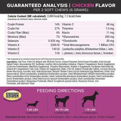 OEM Factory 10-in-1 Multivitamin Soft Chews For Dogs Probiotics Omega-3 Glucosamine Chondroitin Fish Oil 7 Strain Probiotics Vitamin C Digestion Skin Coat Joint Brain Heart Immune Chicken Flavor 90 Chews 270g,MY SHOP,OEM Factory 10-in-1 Multivitamin Soft Chews For Dogs Probiotics Omega-3 Glucosamine Chondroitin Fish Oil 7 Strain Probiotics Vitamin C Digestion Skin Coat Joint Brain Heart Immune Chicken Flavor 90 Chews 270g