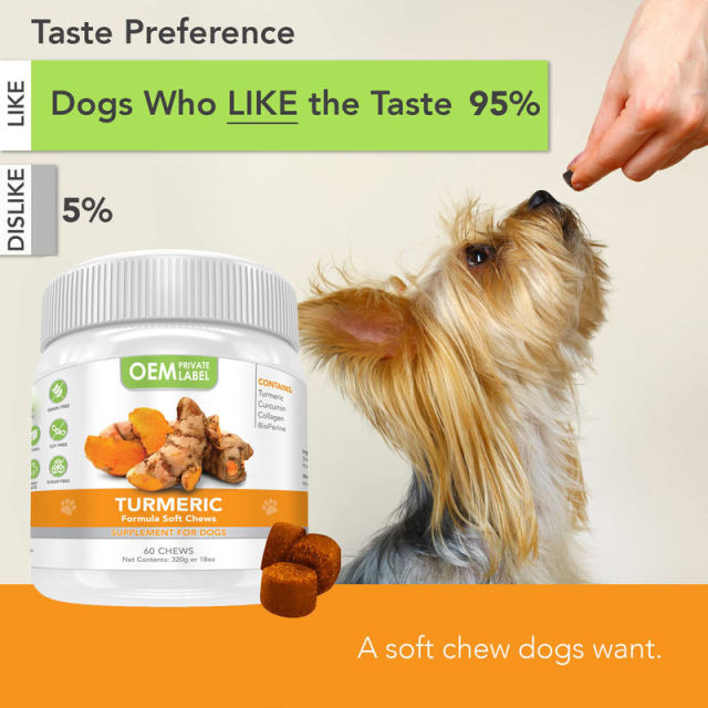 OEM Factory Organic Turmeric Soft Chews For Dogs With Curcumin Collagen BioPerine Grain Free Natural Pain Relief Anti-inflammatory Detox Heart Health Support Sugar Free Soy Free Great Taste 60 Chews 320g 11.3oz,MY SHOP,OEM Factory Organic Turmeric Soft Chews For Dogs With Curcumin Collagen BioPerine Grain Free Natural Pain Relief Anti-inflammatory Detox Heart Health Support Sugar Free Soy Free Great Taste 60 Chews 320g 11.3oz