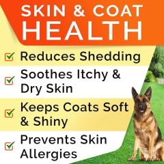 OEM Factory Omega Skin Health Soft Chews For Dogs Cats With Salmon Oil DHA EPA 24000mg Omega-3 6000mg Omega-6 Promotes Healthy Skin Coat Reduces Shedding Soothes Itching Joint Support Immune Health 180 Chews,MY SHOP,OEM Factory Omega Skin Health Soft Chews For Dogs Cats With Salmon Oil DHA EPA 24000mg Omega-3 6000mg Omega-6 Promotes Healthy Skin Coat Reduces Shedding Soothes Itching Joint Support Immune Health 180 Chews