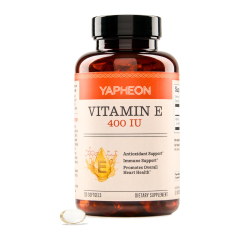 Private Label Manufacturer High Potency Vitamin E 400 IU Softgels 180mg dl-Alpha Form Antioxidant Protection Immune System Support Promotes Overall Heart Health Skin Nourishment Vision Wellness Halal Gelatin Gluten Free 120 Count,MY SHOP,OEM Calcium Softgel Manufacturer