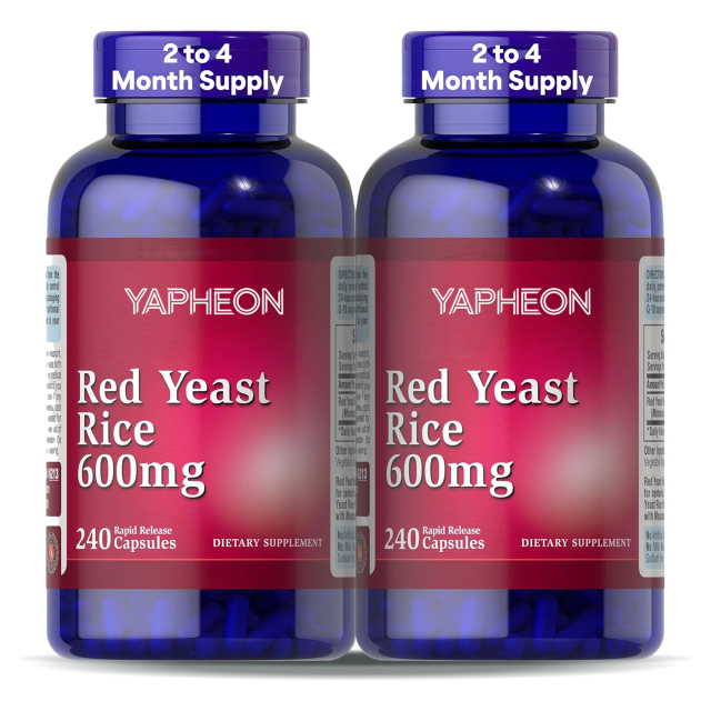 OEM Factory Red Yeast Rice Capsules 600mg Per Serving Traditional Chinese Dietary Supplement Supports Healthy Cholesterol Levels Heart Health Cardiovascular Wellness 2-4 Month Supply 240 Capsules,MY SHOP,OEM Factory Red Yeast Rice Capsules 600mg Per Serving Traditional Chinese Dietary Supplement Supports Healthy Cholesterol Levels Heart Health Cardiovascular Wellness 2-4 Month Supply 240 Capsules