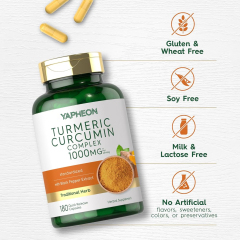OEM Factory Turmeric Curcumin Complex Capsules 1000mg Per Serving Full Spectrum Blend Turmeric Root Powder With Black Pepper Extract For Optimal Absorption Non-GMO Gluten Free Soy Free Lactose Free 180 Quick Release Capsules,MY SHOP,OEM Factory Turmeric Curcumin Complex Capsules 1000mg Per Serving Full Spectrum Blend Turmeric Root Powder With Black Pepper Extract For Optimal Absorption Non-GMO Gluten Free Soy Free Lactose Free 180 Quick Release Capsules