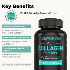 OEM Factory Multi Collagen Complex Capsules Type I II III V X 5 Essential Collagen Types Per Serving Hair Nails Growth Skin Enhancement Joint Support Youthful Skin Elasticity Firmness Resilient Nails Optimal Joint Flexibility 150 Capsules,MY SHOP,OEM Factory Multi Collagen Complex Capsules Type I II III V X 5 Essential Collagen Types Per Serving Hair Nails Growth Skin Enhancement Joint Support Youthful Skin Elasticity Firmness Resilient Nails Optimal Joint Flexibility 150 Capsules