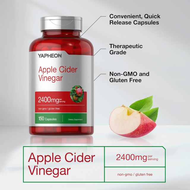 Private Label Manufacturer High Potency Apple Cider Vinegar Capsules 2400mg Per Serving From ACV Powder Supports Digestion Metabolism Wellness Clean Formula Non-GMO Gluten Free Wheat Free Yeast Free No Artificial Additives 150 Capsules,MY SHOP,Private Label Manufacturer High Potency Apple Cider Vinegar Capsules 2400mg Per Serving From ACV Powder Supports Digestion Metabolism Wellness Clean Formula Non-GMO Gluten Free Wheat Free Yeast Free No Artificial Additives 150 Capsules